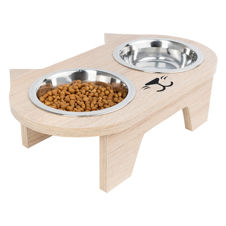 Comedero Michi Cafe 40x12cm Para Gatos Medianos - Muebles para Mascotas | Bylmo