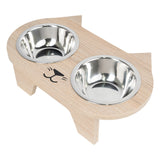 Comedero Michi Cafe 40x12cm Para Gatos Medianos - Muebles para Mascotas | Bylmo