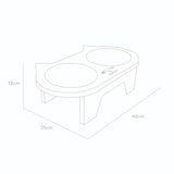 Comedero Michi Cafe 40x12cm Para Gatos Medianos - Muebles para Mascotas | Bylmo