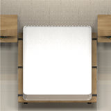 Base Cama Rebecca Madera Clara Natural 160x197cm Para Colchón Queen 160 X 190 Cm - Camas | Bylmo