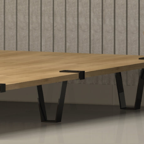 Base Cama Rebecca Madera Clara Natural 160x197cm Para Colchón Queen 160 X 190 Cm - Camas | Bylmo