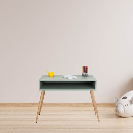 Escritorio Infantil Verde 65x11cm Sin Cajones - Escritorios | Bylmo