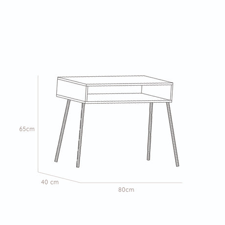 Escritorio Infantil Rosado 65x11cm Sin Cajones - Escritorios | Bylmo