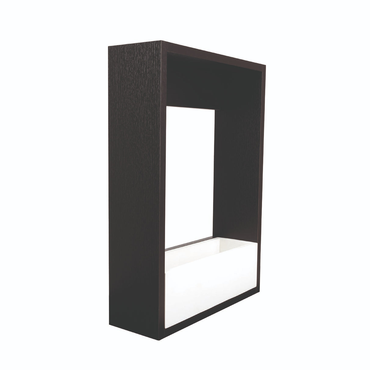 Matera Leyla Blanco 50x12cm Rectangular Tradicional de Piso - Materas y Macetas | Bylmo