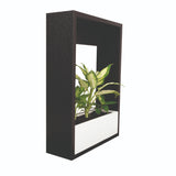 Matera Leyla Blanco 50x12cm Rectangular Tradicional de Piso - Materas y Macetas | Bylmo