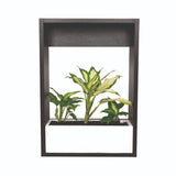 Matera Leyla Blanco 50x12cm Rectangular Tradicional de Piso - Materas y Macetas | Bylmo