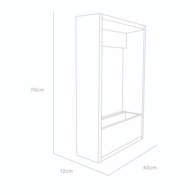 Matera Leyla Blanco 70x12cm Rectangular Tradicional De Piso