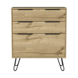 Cómoda Concepto D Duna 76.5x93cm Con Patas y Tres Cajones - Cajoneras y Comodas | Bylmo