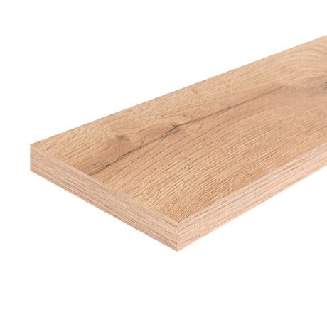 Set de 3 Repisas Balluci Cafe Claro Rectangular Flotantes de Diferentes Medidas - Repisas y Percheros | Bylmo