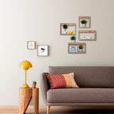 Set de 4 Repisas Utah Cafe Claro Rectangular Flotantes de Diferentes Medidas - Repisas y Percheros | Bylmo