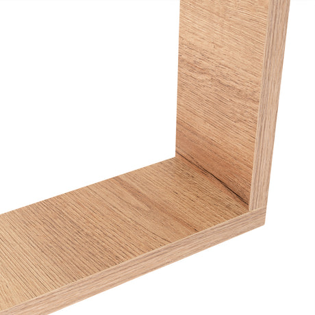 Set de 4 Repisas Utah Cafe Claro Rectangular Flotantes de Diferentes Medidas - Repisas y Percheros | Bylmo