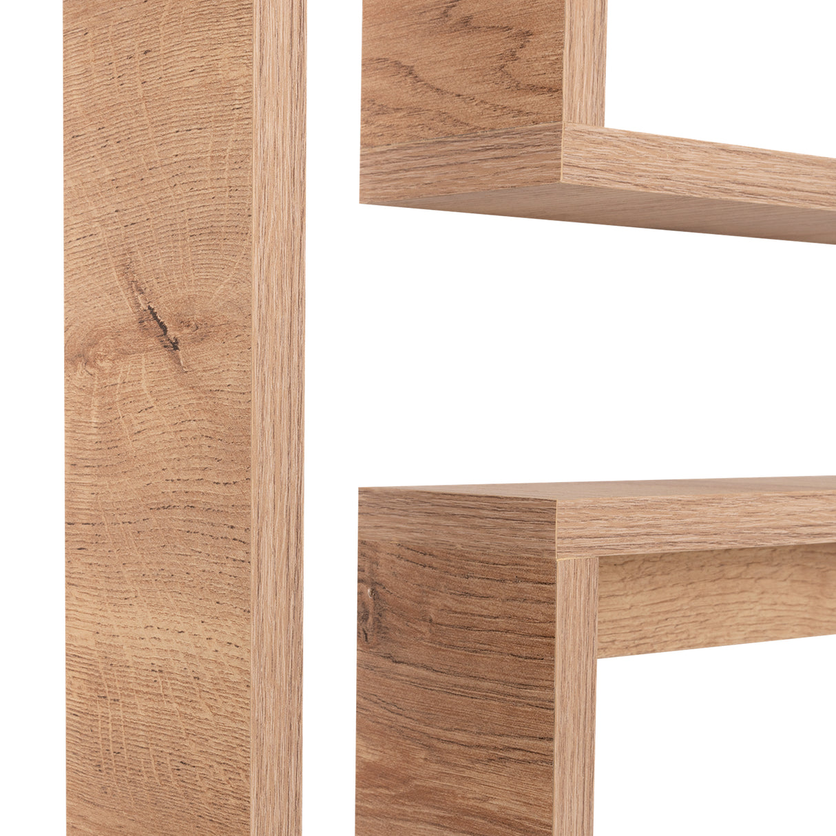 Set de 4 Repisas Utah Cafe Claro Rectangular Flotantes de Diferentes Medidas - Repisas y Percheros | Bylmo