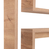 Set de 4 Repisas Utah Cafe Claro Rectangular Flotantes de Diferentes Medidas - Repisas y Percheros | Bylmo