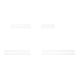 Set de 4 Repisas Julia Blanco Irregular Flotantes de Diferentes Medidas - Repisas y Percheros | Bylmo