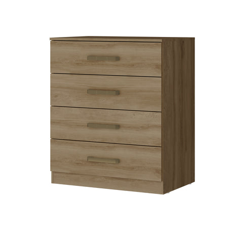 Cajonera Zaraza Noce 60x71cm con Cuatro Cajones - Cajoneras y Comodas | Bylmo