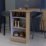 Barra de Cocina Rosy Duna 120x90cm con Tres Compartimientos - Barras y Muebles Auxiliares | Bylmo