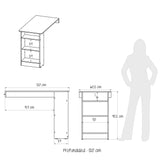Barra de Cocina Rosy Duna 120x90cm con Tres Compartimientos - Barras y Muebles Auxiliares | Bylmo