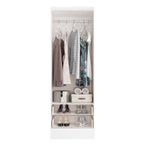 Closet Munari Blanco 60x182cm Con Dos Cajones y Un Entrepaño - Closets | Bylmo