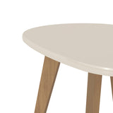 Mesa de Centro Centem Blanco 91x44cm con Forma Irregular - Mesas de Centro | Bylmo