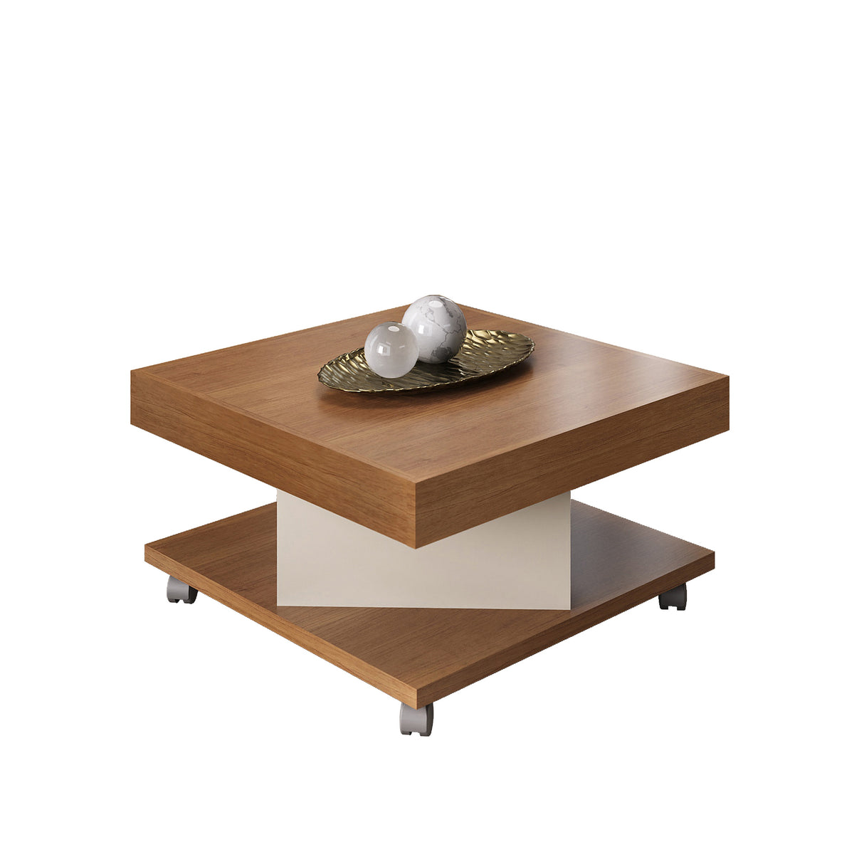 Mesa de Centro Saara Cerezo 63x63cm Cuadrado - Mesas de Centro | Bylmo