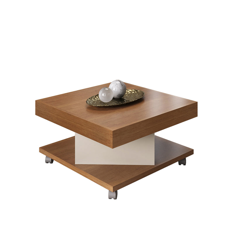 Mesa De Centro Saara Cerezo 63x63cm Cuadrado