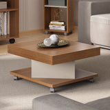 Mesa de Centro Saara Cerezo 63x63cm Cuadrado - Mesas de Centro | Bylmo