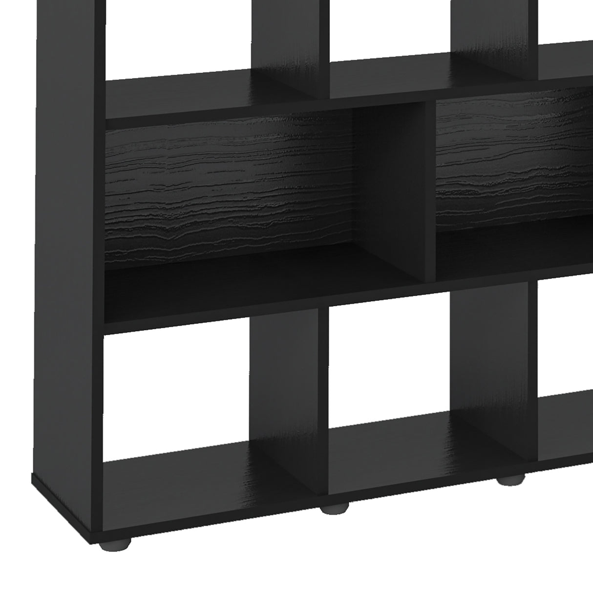 Biblioteca Book Negro 91x109cm Rectangular con 3 Entrepaños - Bibliotecas y Estanterías | Bylmo