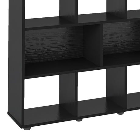 Biblioteca Book Negro 91x109cm Rectangular con 3 Entrepaños - Bibliotecas y Estanterías | Bylmo