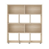 Biblioteca Book Cafe Claro 91x109cm Rectangular con 3 Entrepaños - Bibliotecas y Estanterías | Bylmo