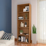 Biblioteca Multy Cerezo 60x180cm Rectangular con 4 Entrepaños - Bibliotecas y Estanterías | Bylmo