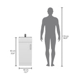 Mueble para Lavamanos Madrid Blanco 40x83cm Con Lavamanos - Muebles para Lavamanos | Bylmo