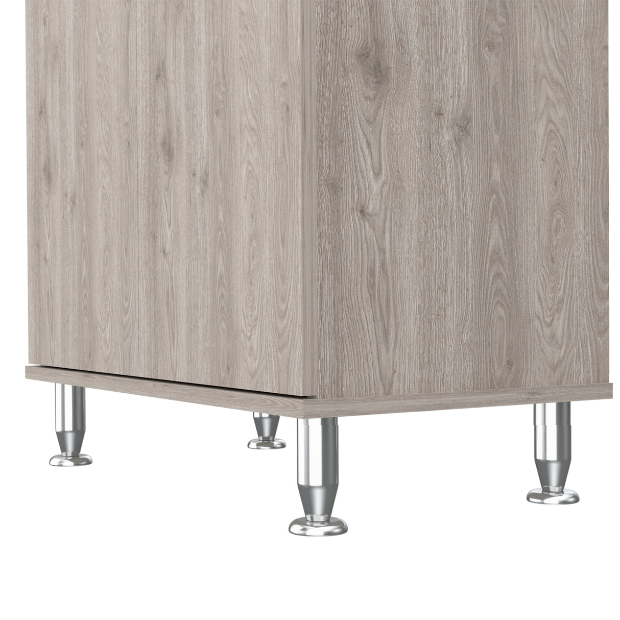 Alacena Della 60 Ceniza 60x169cm con Patas - Alacenas y Muebles Microondas | Bylmo