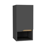 Armario de Baño Laurent Plomo y Duna 30x62cm Flotante - Muebles para Baño | Bylmo