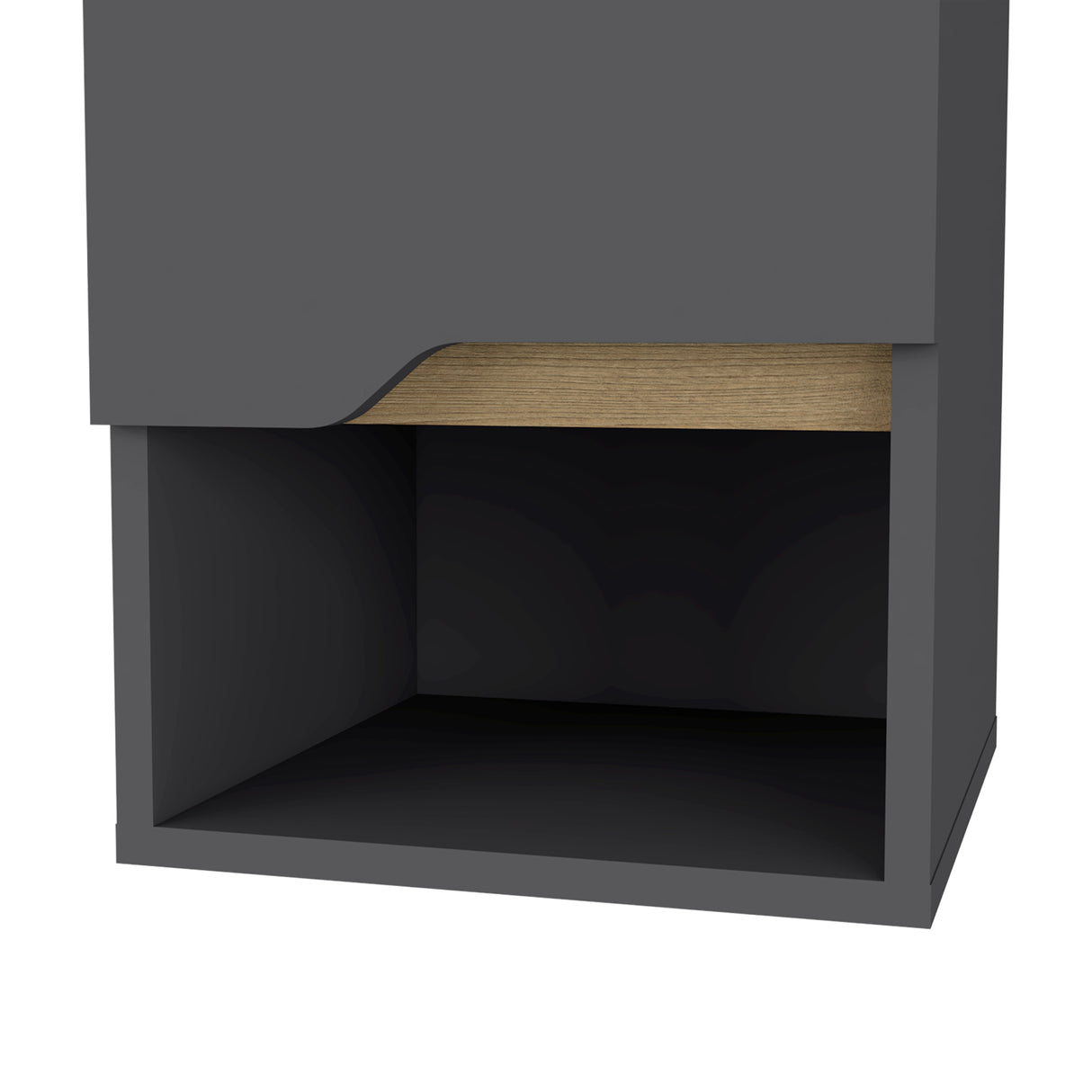 Armario de Baño Laurent Plomo y Duna 30x62cm Flotante - Muebles para Baño | Bylmo