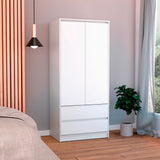 Closet Austin Blanco 80x180cm Con Cuatro Compartimientos - Closets | Bylmo