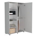 Closet Eco 120 Blanco 120.1x184cm Con Seis Compartimientos