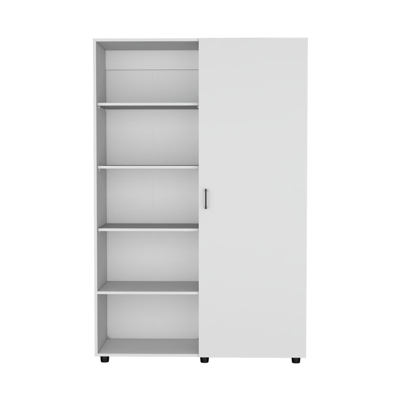 Closet Eco 120 Blanco 120.1x184cm Con Seis Compartimientos