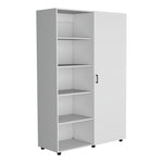 Closet Eco 120 Blanco 120.1x184cm Con Seis Compartimientos