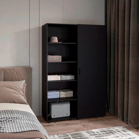 Closet Eco 120 Wengue 120.1x184cm Con Seis Compartimientos - Closets | Bylmo