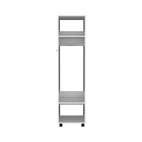 Closet Custer Blanco 40x160cm Con Tres Compartimientos - Closets | Bylmo