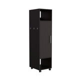 Closet Custer Wengue 40x160cm Con Tres Compartimientos y Puertas - Closets | Bylmo