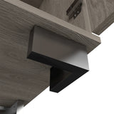 Bar Bajo Aurora Ceniza 62x81.7cm con Portabotellas - Bares | Bylmo