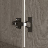 Bar Bajo Aurora Ceniza 62x81.7cm con Portabotellas - Bares | Bylmo