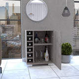 Bar Bajo Aurora Ceniza 62x81.7cm con Portabotellas - Bares | Bylmo