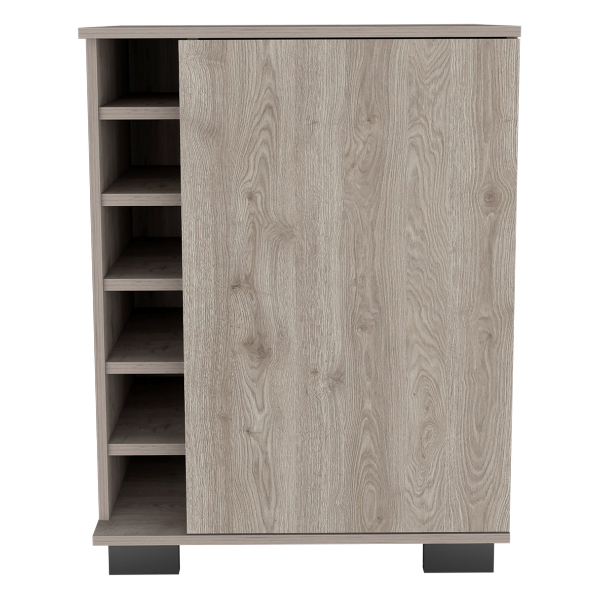 Bar Bajo Aurora Ceniza 62x81.7cm con Portabotellas - Bares | Bylmo