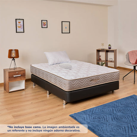 Combo Colchón Litium Semidoble 120x190cm Medio Firme Con Almohada - Colchones | Bylmo