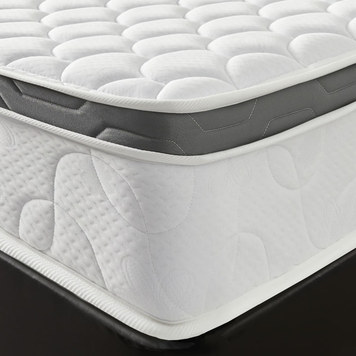 Combo Base Cama y Colchón Sigma Sencillo 100x190cm Medio Firme Ortopédico - Colchones | Bylmo