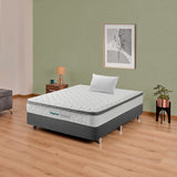 Combo Base Cama y Colchón Sigma Semidoble 120x190cm Medio Firme Ortopédico - Colchones | Bylmo