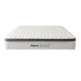 Combo Base Cama y Colchón Sigma Doble 140x190cm Medio Firme Ortopédico - Colchones | Bylmo