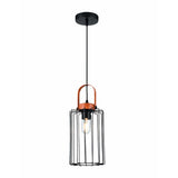 Lámpara Colgante Aymar Negro 16x16cm de Techo con Bombilla - Iluminacion | Bylmo